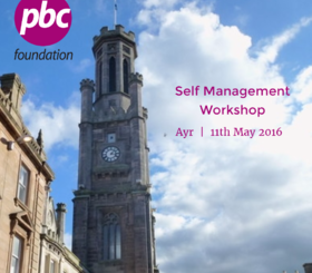 Self Management Workshop | Ayr | 11th May 2016