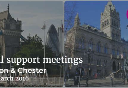Meetings in London and Chester | 19th March 2016